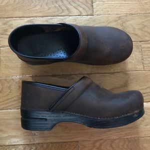 Lightly worn Danskos